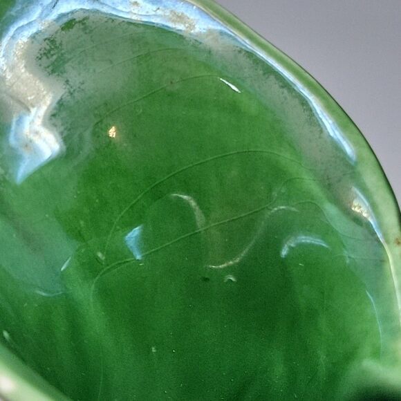 CAMARK -Calla Lily Leaf Green 10" Pottery Vase -1940s Mid Century Modern MCM - Picture 10 of 13